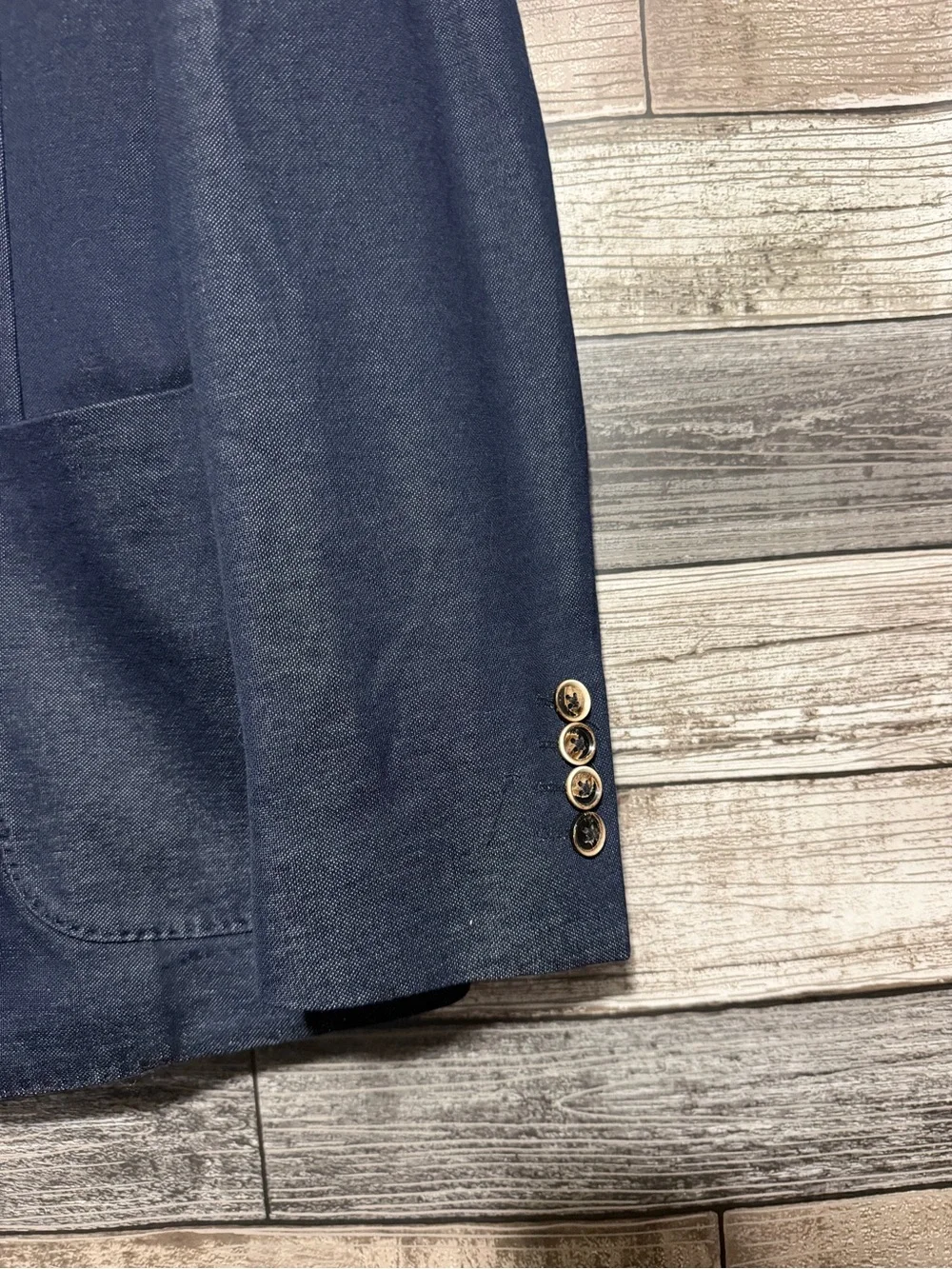 Brooks Brothers Milano Dondi Jersey Blazer Jacket Men’s 41R Blue 2 Button